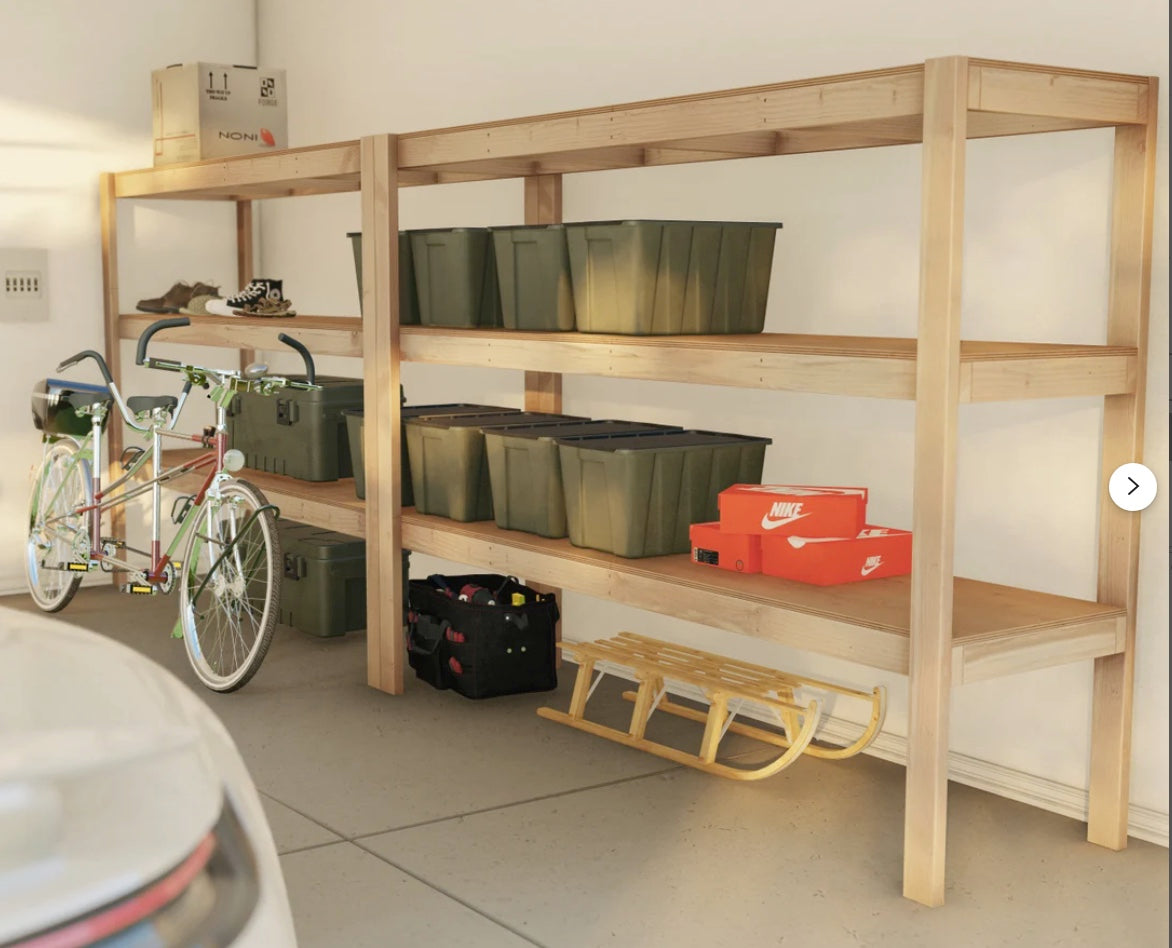 DIY Garage Shelving Kit