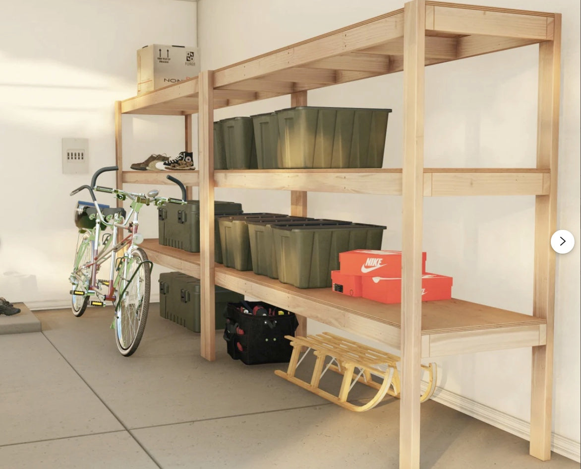 DIY Garage Shelving Kit