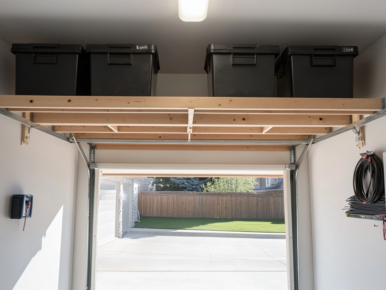Overhead Garage Storage Shelf