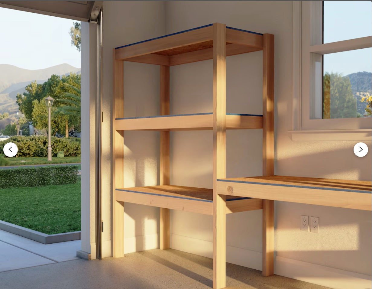 Heavy Duty Shelving DIY Kit