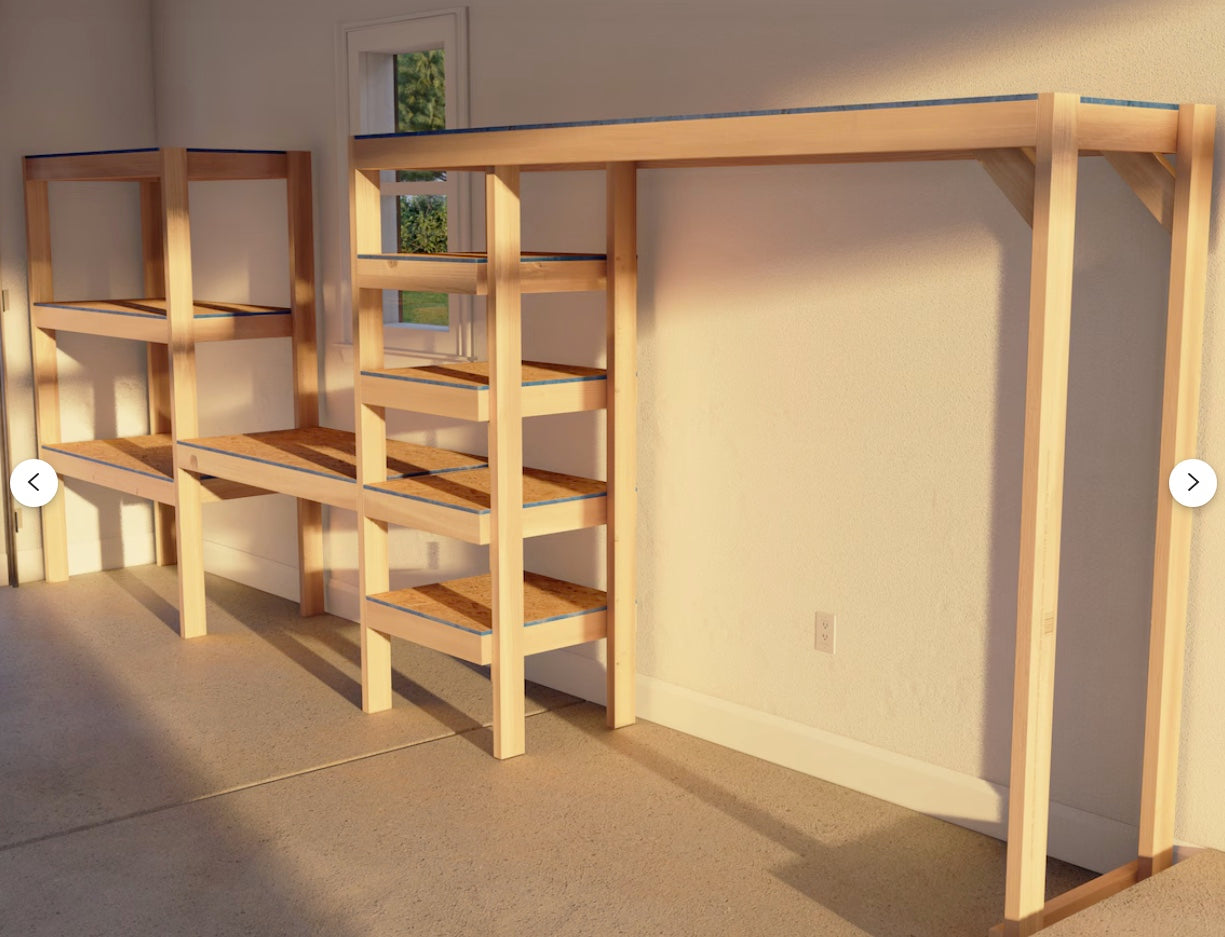 Heavy Duty Shelving DIY Kit