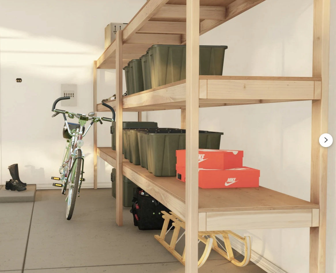 DIY Garage Shelving Kit