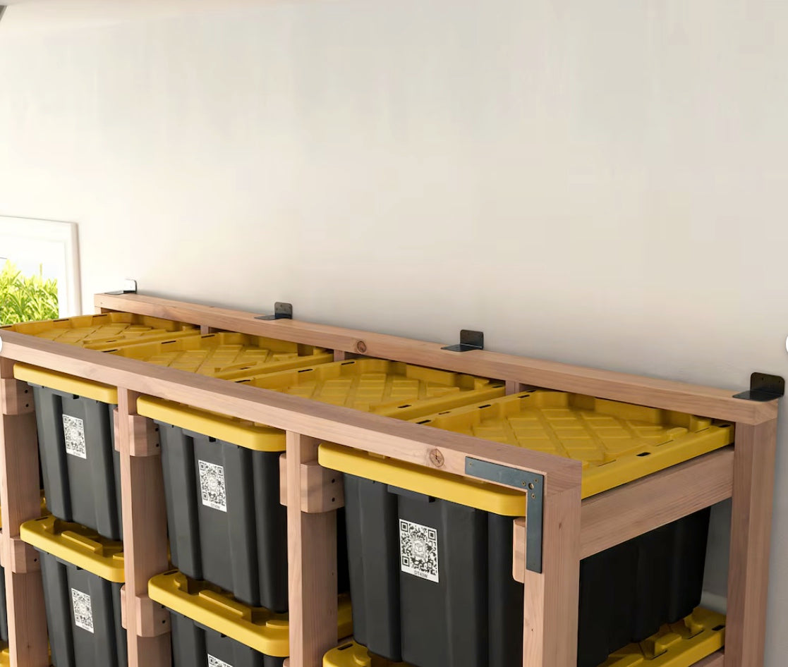 4 x 5 Tote Storage Rack: DIY Kit or Full-Service Assembly