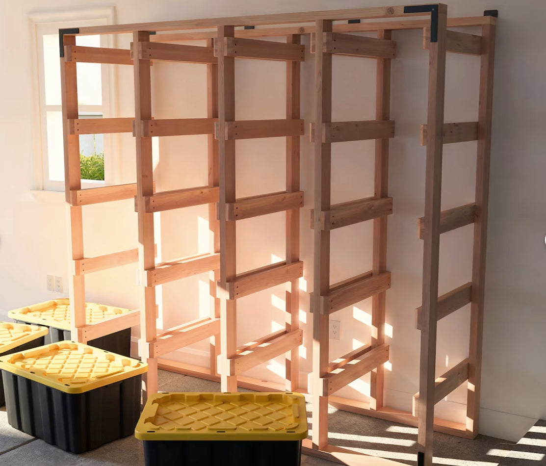 4 x 5 Tote Storage Rack: DIY Kit or Full-Service Assembly