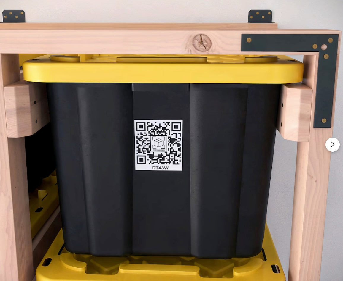 4 x 5 Tote Storage Rack: DIY Kit or Full-Service Assembly