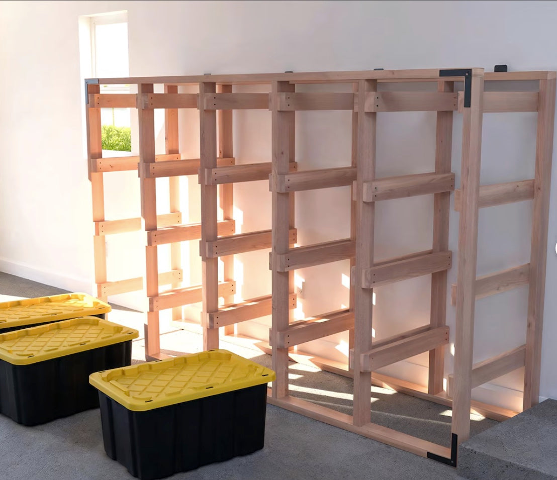 5 x 4 Tote Storage Rack: DIY Kit or Full-Service Assembly