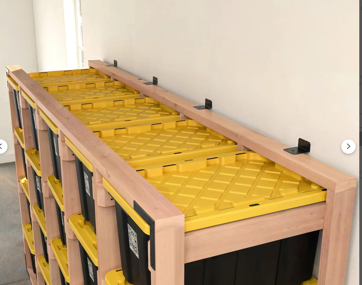 5 x 4 Tote Storage Rack: DIY Kit or Full-Service Assembly