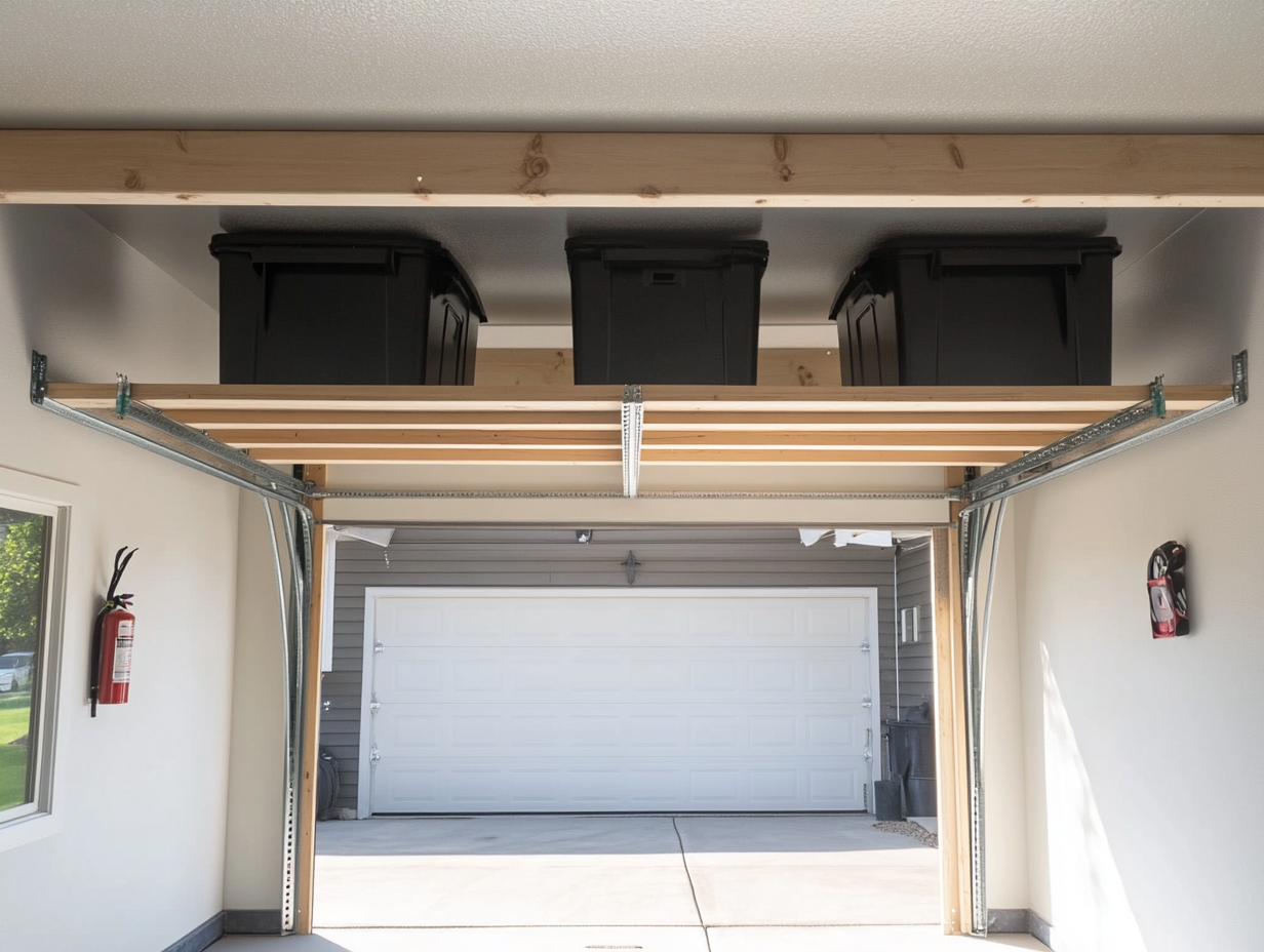 Overhead Garage Storage Shelf