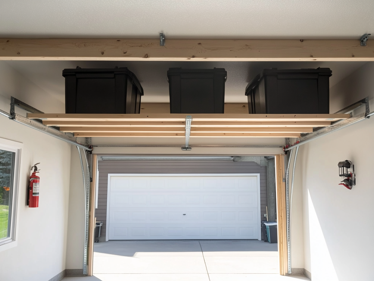 Overhead Garage Storage Shelf