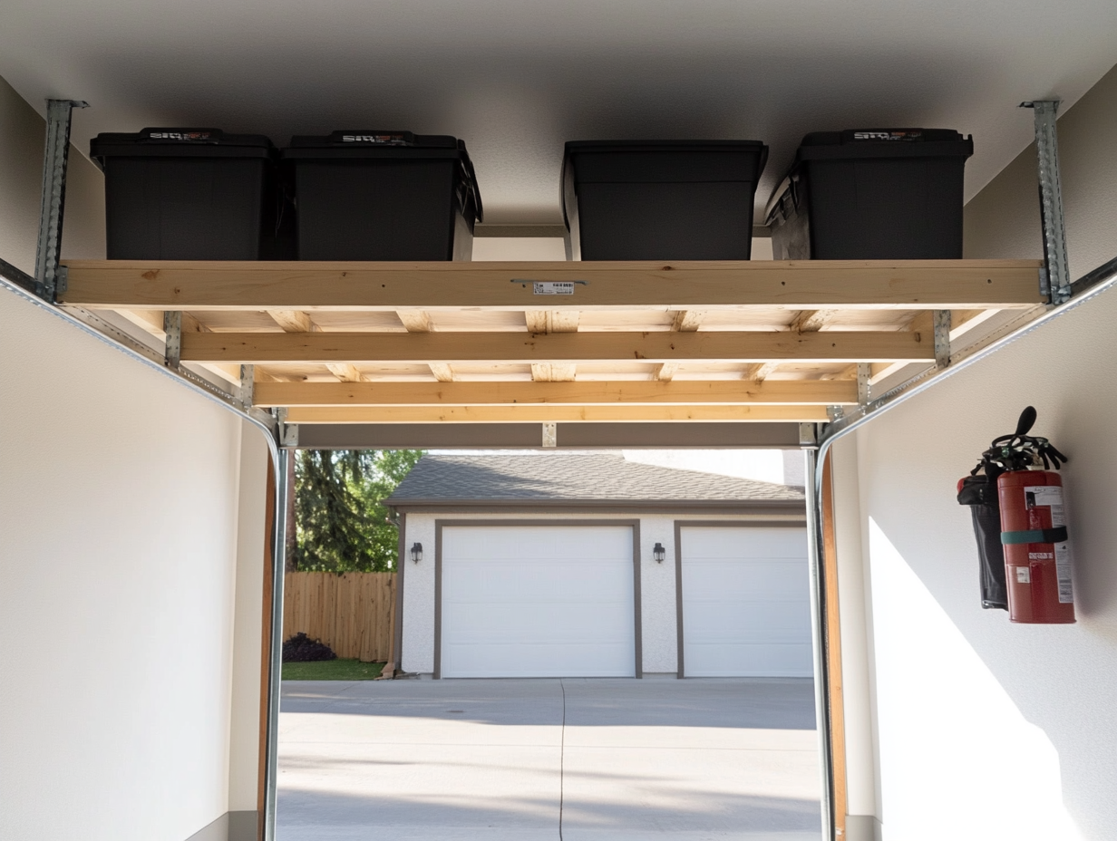 Overhead Garage Storage Shelf