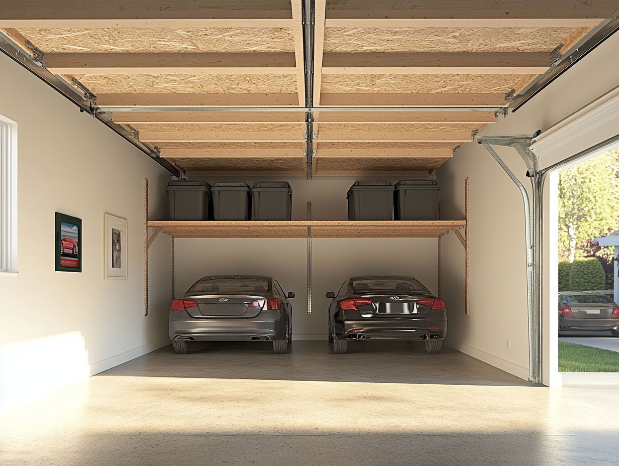 Overhead Garage Storage Shelf